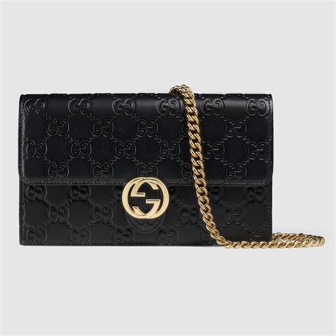 gucci wallet debossed signature|Gucci signature wallet on chain.